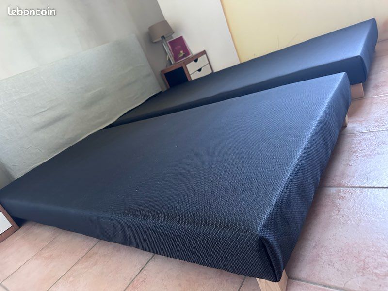Sommiers tapissier 2x90x190 (image 2)