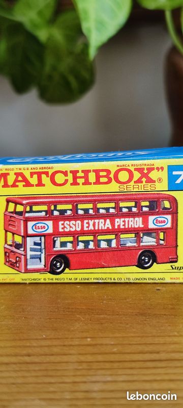 Ancienne miniature Matchbox Lesney Daimler superfast bus londonien (image 8)