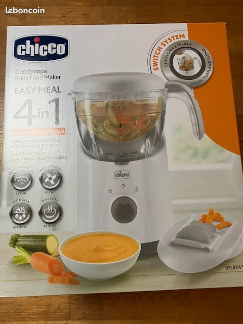 Chicco Easy meal 4 in 1 cuiseur vapeur (image 1)