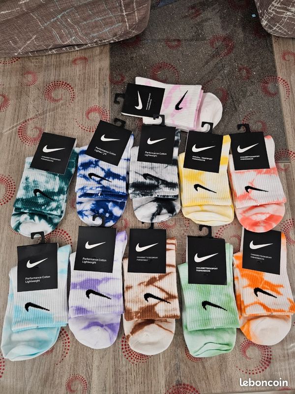 Lot de chaussette nike Tie Dye Vêtements