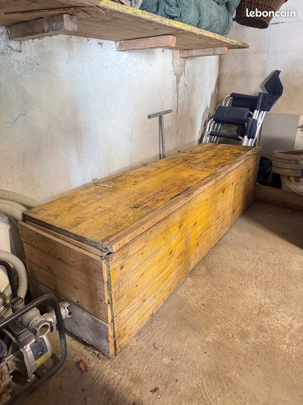 Coffre de chantier bois massif (image 3)