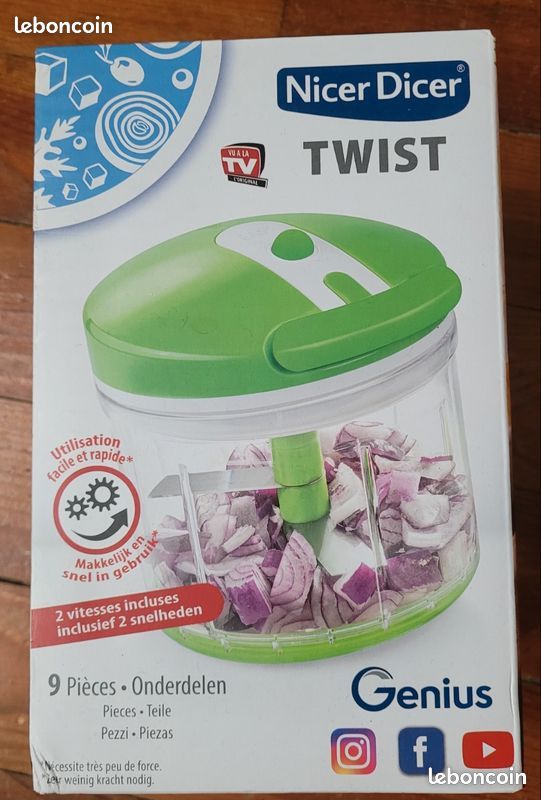 Genius Hachoir Nicer Dicer Twist neuf