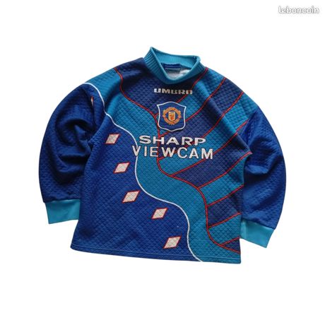 Maillot Gardien Manchester United 1995-1997 Umbro Taille M - Très Bon état