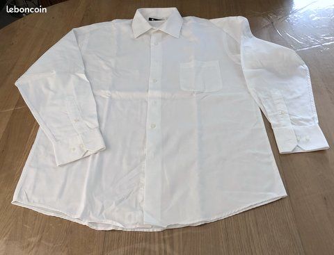 Chemise blanche manches longues taille 41/42 (image 1)