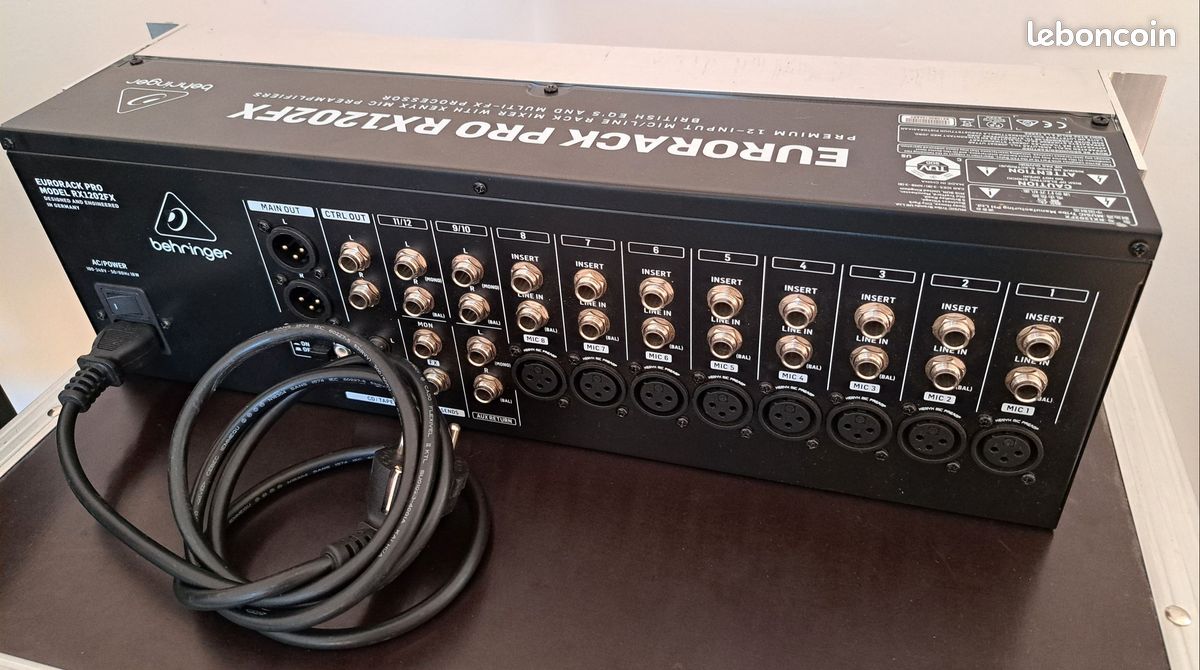 Behringer Eurorack Pro RX1202FX - État irréprochable (image 2)