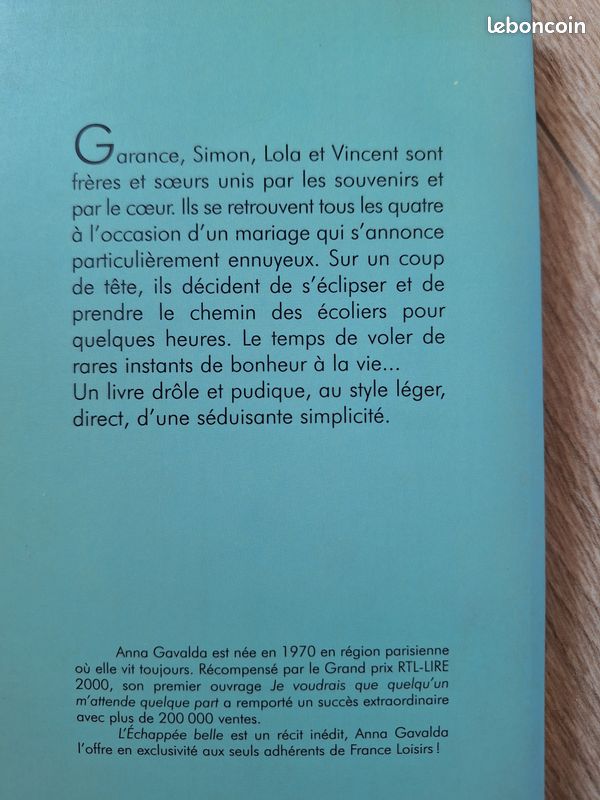 Livre L échappée belle (image 2)