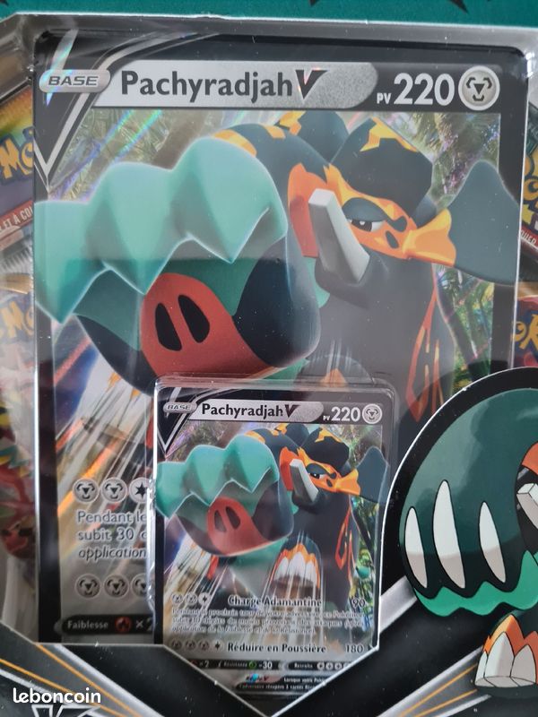 Pokemon coffret pachyradjah v de 2020 neuf encore scellé officiel (image 3)