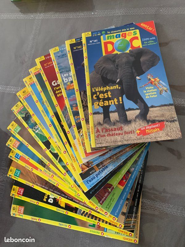 Lot de 14 magazines Images Doc pour jeunes 7 - 12 ans (image 1)