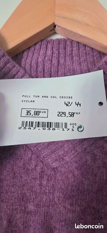 Pull ajouré en coton majoritaire - Pull