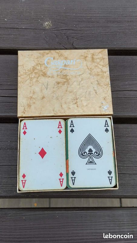 Coffret de 2 jeux de 52 cartes Caspari (image 2)