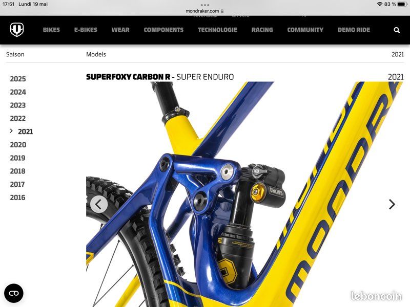 Vtt Mondraker Superfoxy R (image 3)