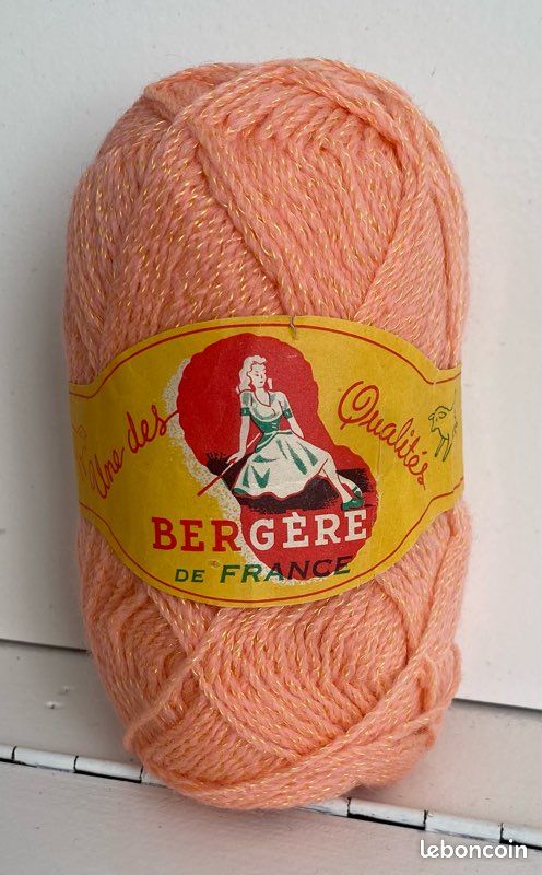6 Pelotes Laine Bergère De France Cybelle Courtelle - Rouge Brique, Aiguilles 3, Crochet 2.5
