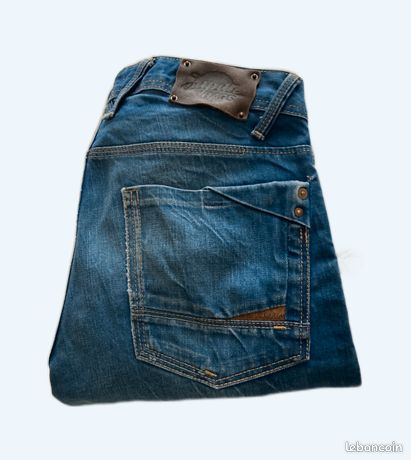 Bermuda Japan Rags Noir - Occasion Très Bon état, Taille 42, Coupe Regular, Vintage
