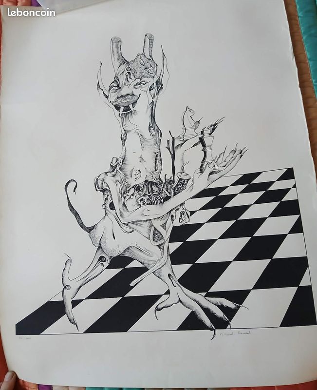 Lithographie originale signée (image 1)