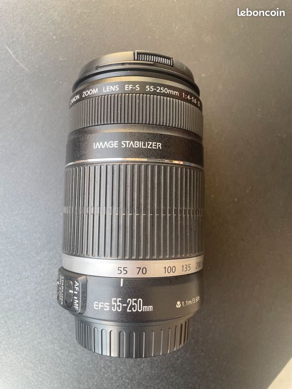 Objectif CANON GF-S 55-250mm (f/4-5,6 15) (image 1)