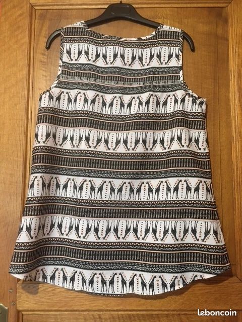Top d'été léger M&S Mode motifs ethniques (image 2)