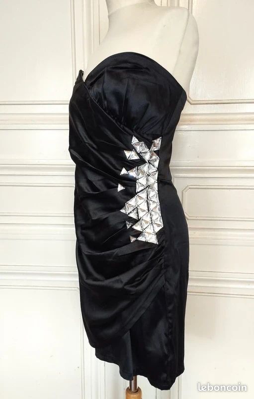 Blooberries Robe Soirée Fêtes Bustier Cocktail T L/XL (image 1)
