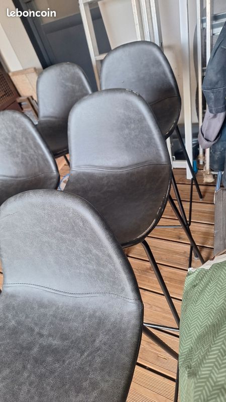 Lot de 6 chaises hautes pour îlot (image 3)