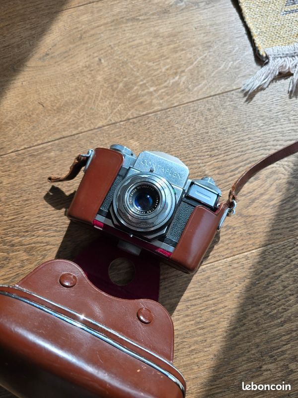 Appareil Photo Argentique Zeiss Ikon 35 Mm Vintage - Avec étui D'origine - Allemagne