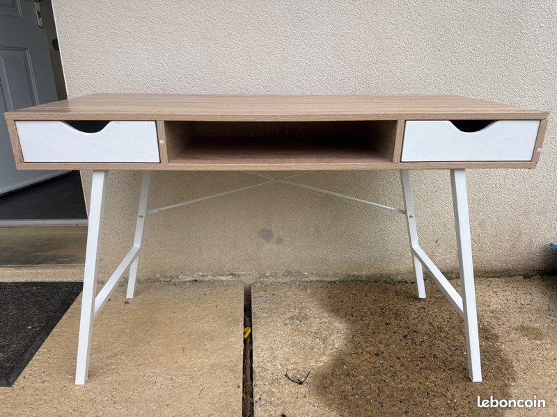 Bureau 2 tiroirs (image 1)