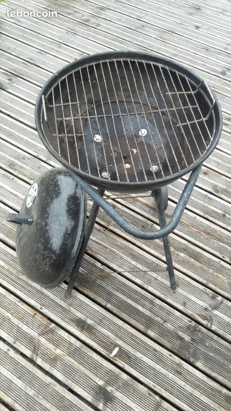 Barbecue rond 45 cm avec couvercle cloche (image 2)