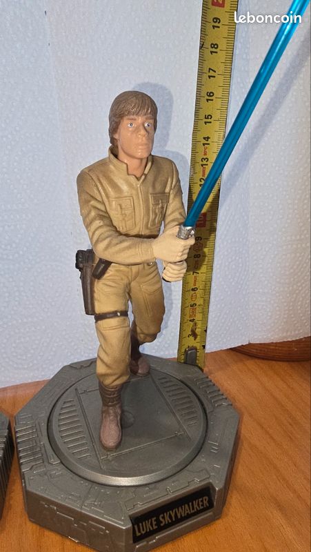 Lot De 3 Bustes Star Wars Altaya - Dark Sidious, Boba Fett, Luke Skywalker - DÉFAUTS