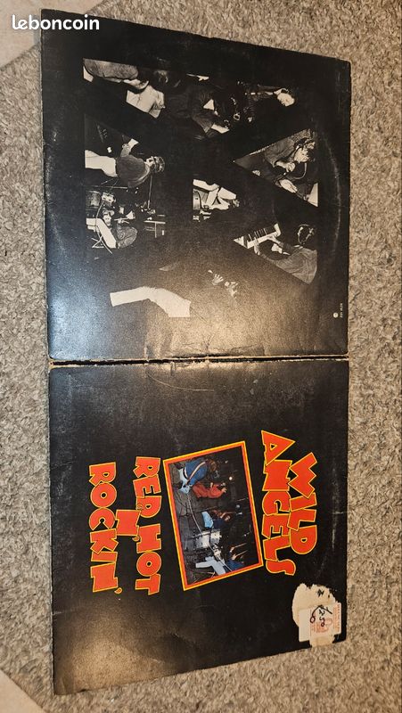 Lp 33t wild angels - red hot n'rockin (image 3)