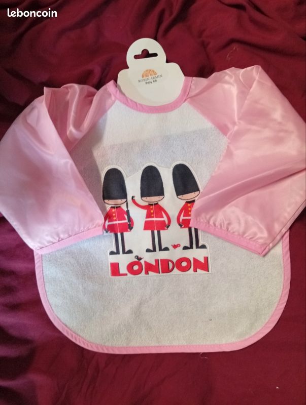 Bavoir avec manches Londres (image 1)