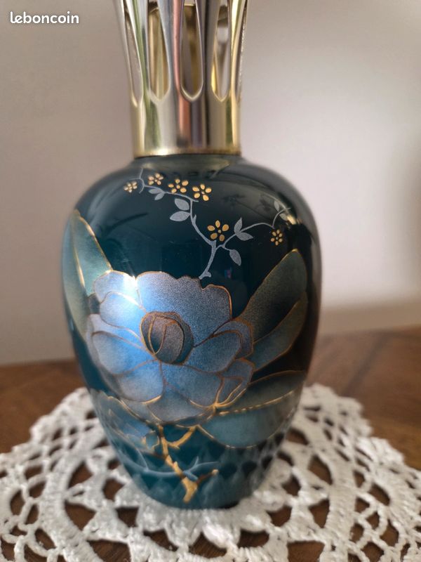 Lampe Berger Ancienne Faïence – Estampillée Berger Paris Limoges, N°2, Art Déco