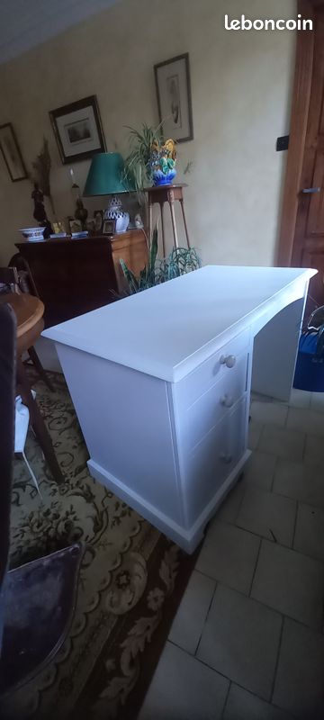 Bureau bois brut (image 2)