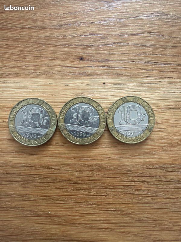 3 pièces 10 francs (image 1)