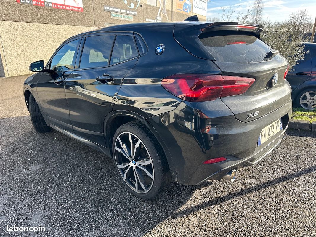 BMW X2 SDrive 20i 192 DKG7 M Sport TOIT PANORAMIQUE / CONNECTED DRIVE / SIEGES CUIR / JANTES 20 / AFFICHAGE TETE HAUTE HUD / FULL OPTIONS / GARANTIE 6 MOIS / POSSIBILE FINANCEMENT ET GARANTIE 60 MOIS (image 4)