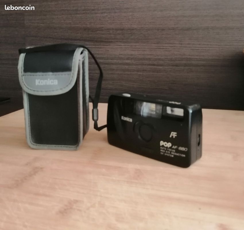 Appareil Photo Compact Konika Pop AF-880 Noir - Format APS - Occasion Fonctionnel