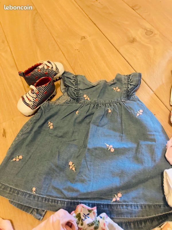 Vêtements bébé 0/3mois fille été (image 4)