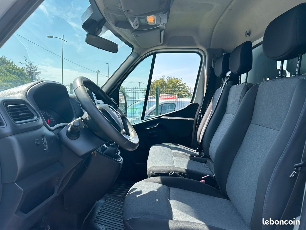 25 900 e ht - renault master benne coffre 145 cv grand coffre / attelage mixte / roues jumelées / 3 places (image 5)