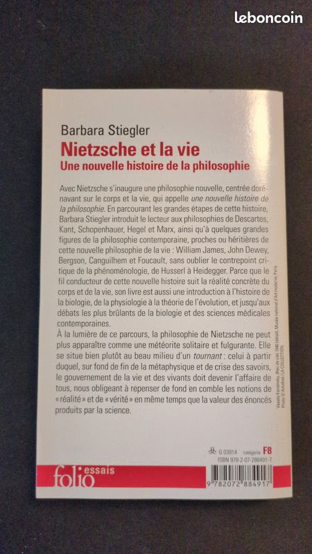 Nietzsche et la vie, Barbara Stiegler (image 2)