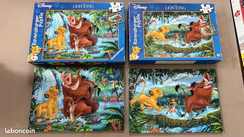 Puzzle Le Roi Lion 4 En 1 Ravensburger – Jeu Éducatif Et Créatif Pour Enfants Dès 3 Ans