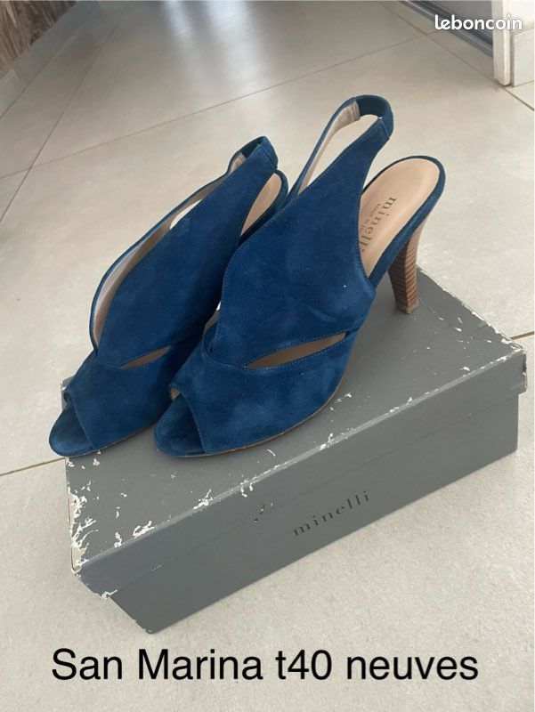 Chaussures Minelli San Marina Minelli Différentes Paires De Chaussures De  Marque Femme 39 Ou 40 Chaussures