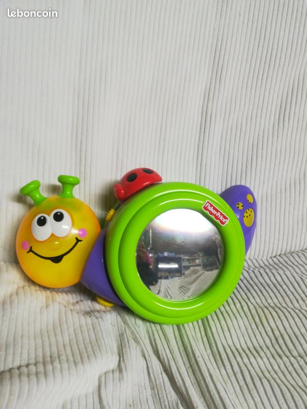 Jouet éveil escargot pour bébé fisher price (image 1)