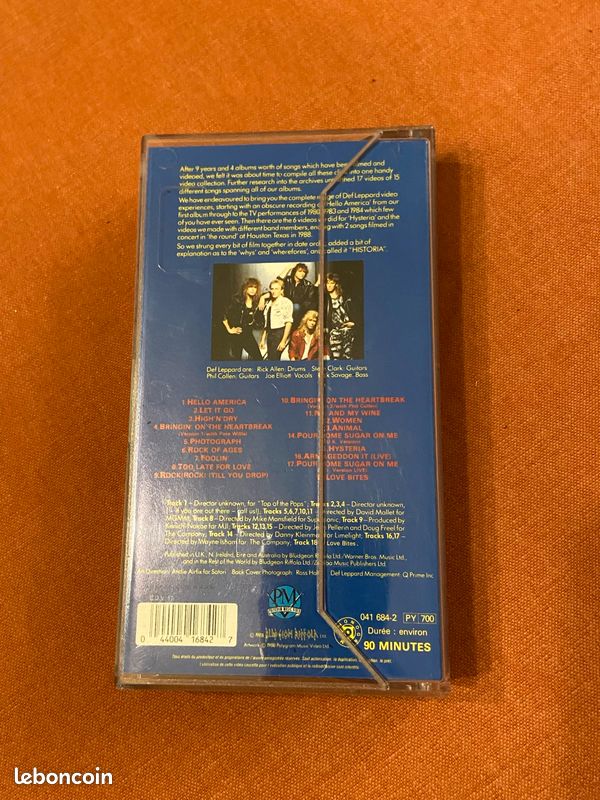 Def Leppard Historia - VHS (image 2)