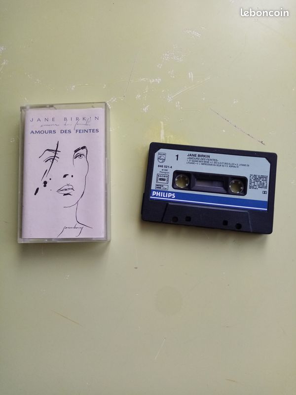 Cassette audio Jane Birkin : Amours des feintes (image 1)