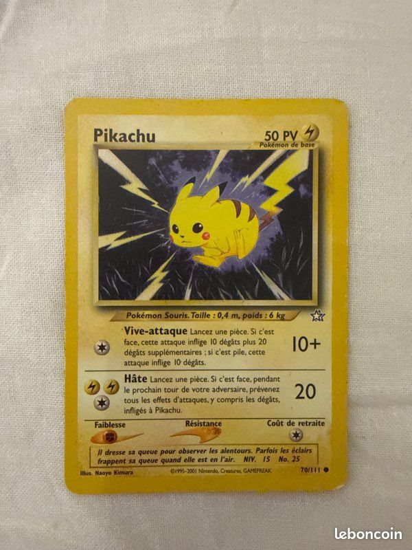 Pikachu 70/111 1995-2001 - Collection