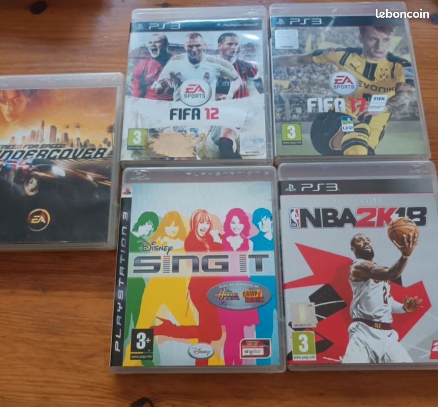 Lot de 5 jeux ps3 (image 1)