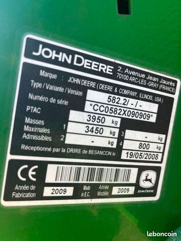 John Deere 582 (image 7)