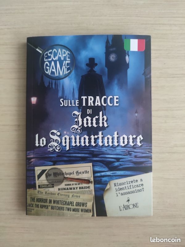 Livre Escape Game - Sulle Trace Di Jack Lo Squartatore - - Livres