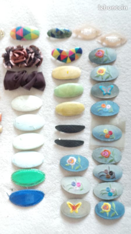 Gros Lot Revendeur 60 barettes a cheveux neuf vintage (image 5)