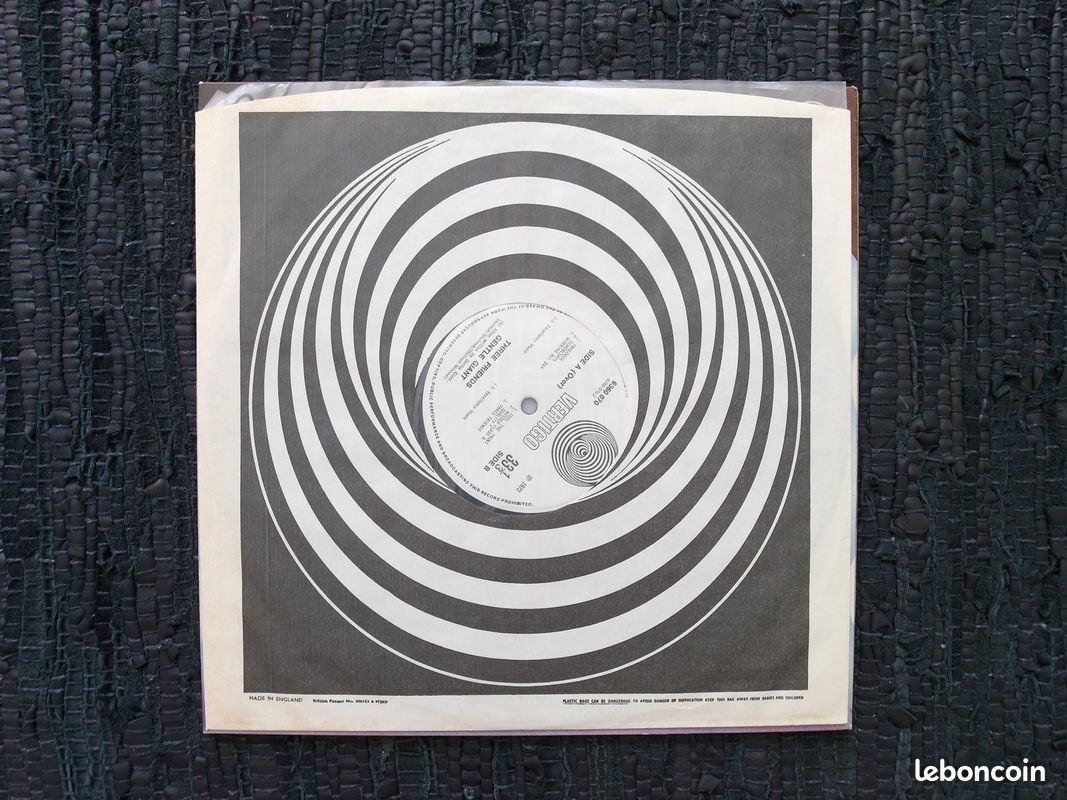 GENTLE GIANT - Three Friends • LP Vertigo SWIRL UK-1972 • Disque vinyle 33T • Progressive (image 6)