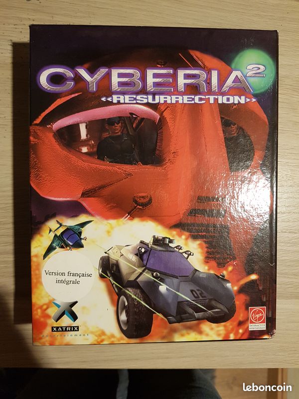 Jeu Vidéo Cyberia - PC Big Box Version FR - Avec Notice - Bon état (jeu Rétro)