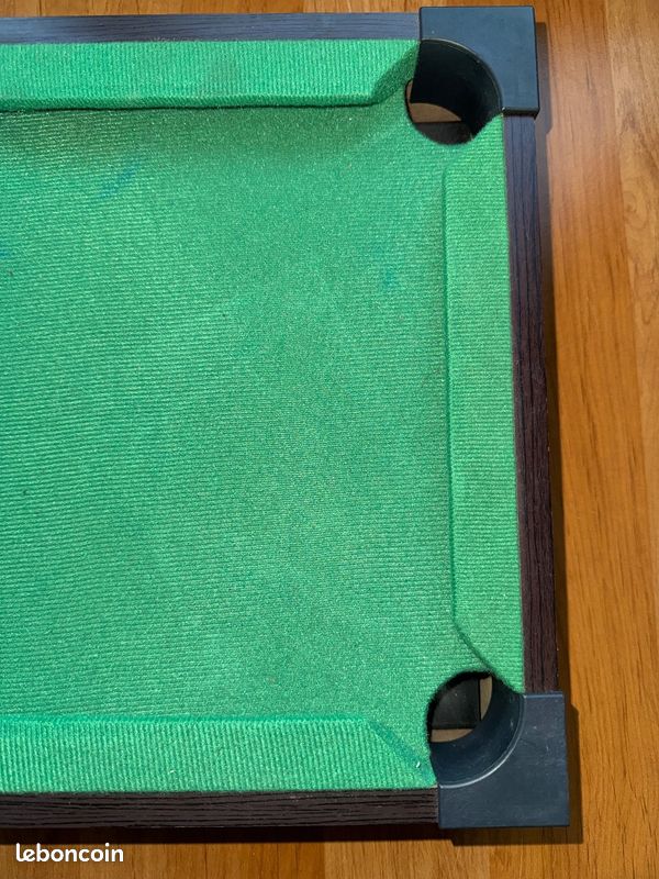 Billard miniature pool table complet avec accessoires - Jeu famille salon (image 11)