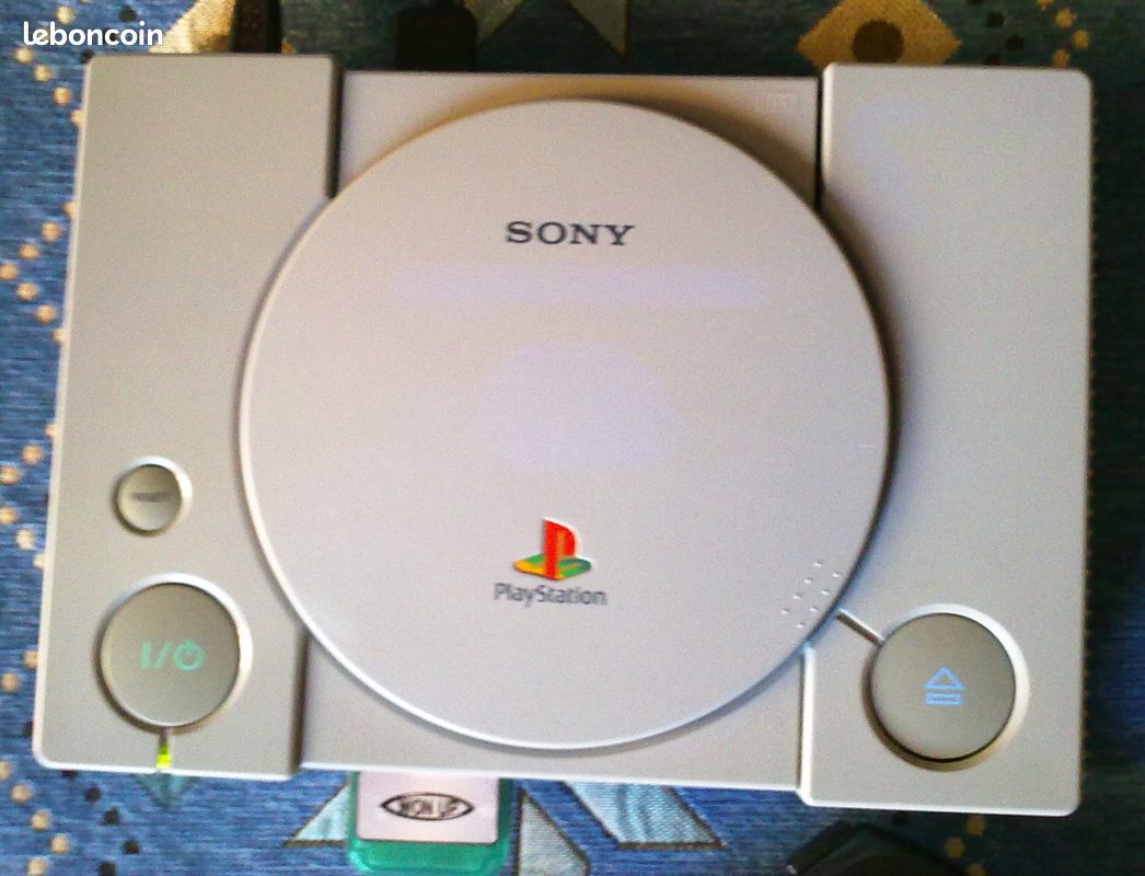 Console Sony Playstation 1 PS1 fat grise, câbles, carte mémoire, 6 jeux (image 5)